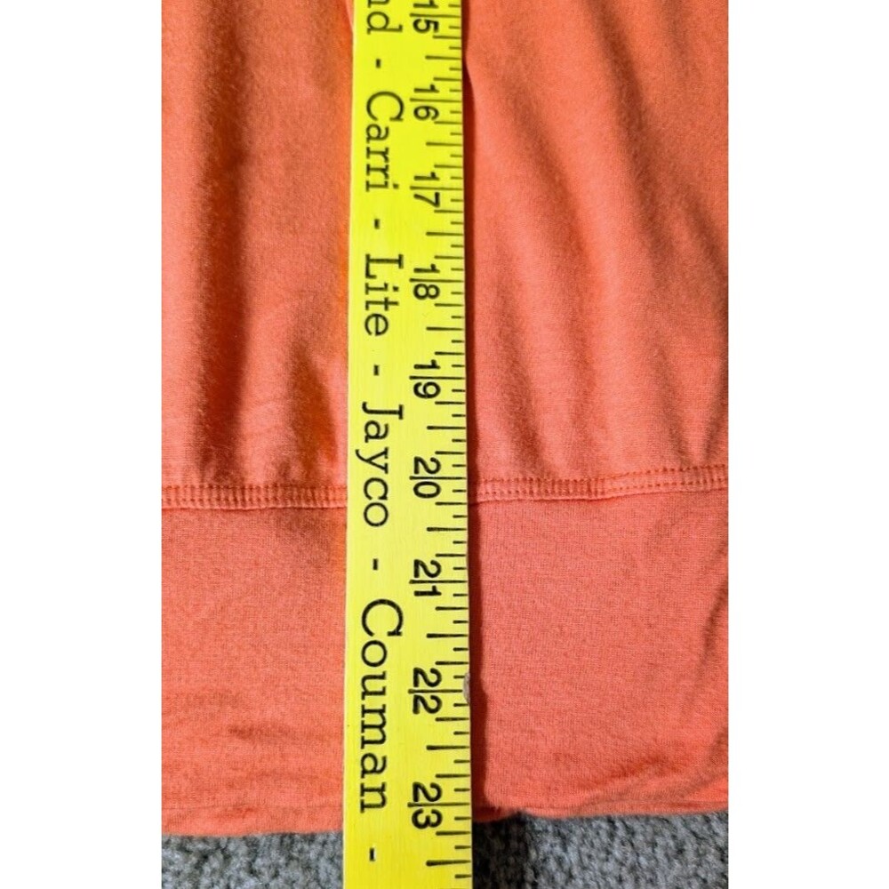 prAna Women’s Long Sleeve Top XS Orange Lightweight Casual Activewear Pullover - Picture 4 of 7